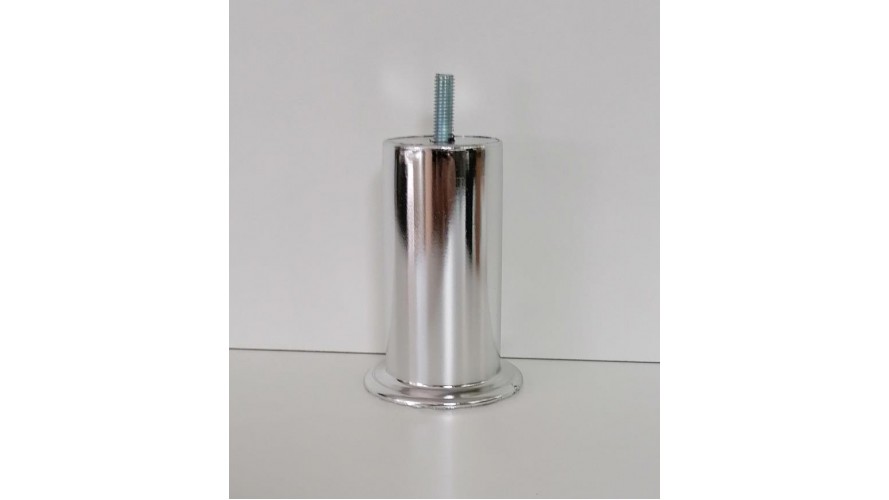 PVC pohištvena nogica , fi 55/80, H 120, M10, krom