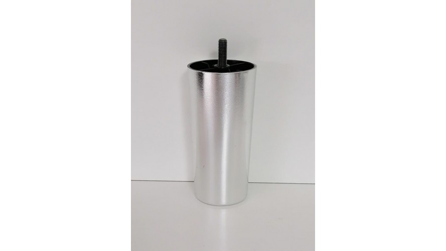 PVC pohištvena nogica Fi 60/75, H 150, M10, krom